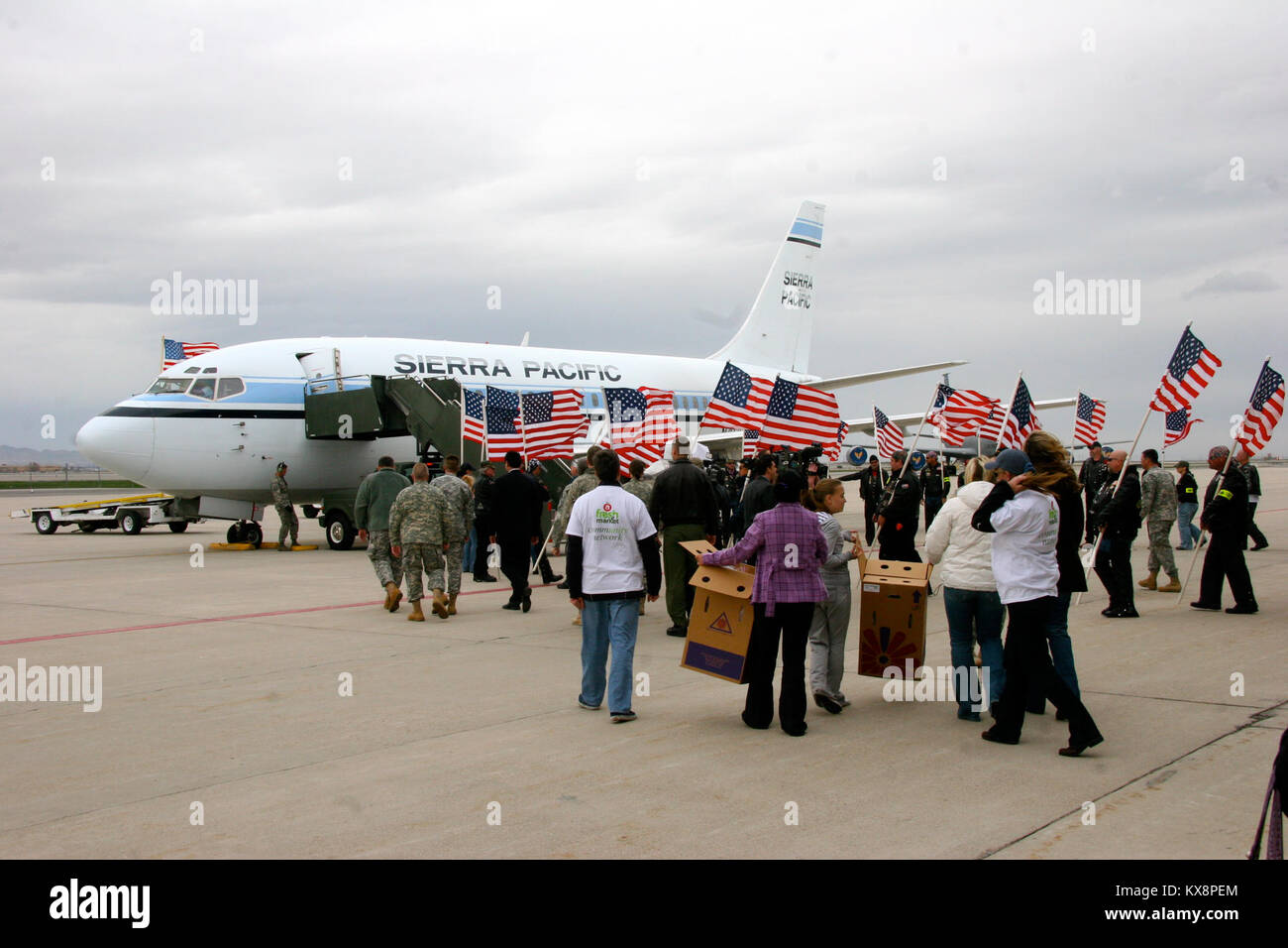 DRAPER, Utah — The approximately 75 Soldiers of the Utah National Guard’s 144th Area Support Medical Company will return to Utah from their 12-month deployment to Afghanistan via charter aircraft Sunday, March 20, at 2:45 p.m. at the Utah Air National Guard Base in Salt Lake City.  The mission of the 144th in Afghanistan was to treat patients in a hospital/clinic setting and provide medevac and ambulance support in a combat environment.  Soldiers arrived from overseas at Fort Lewis, Wash., earlier this week and have been undergoing demobilization processing. Stock Photo