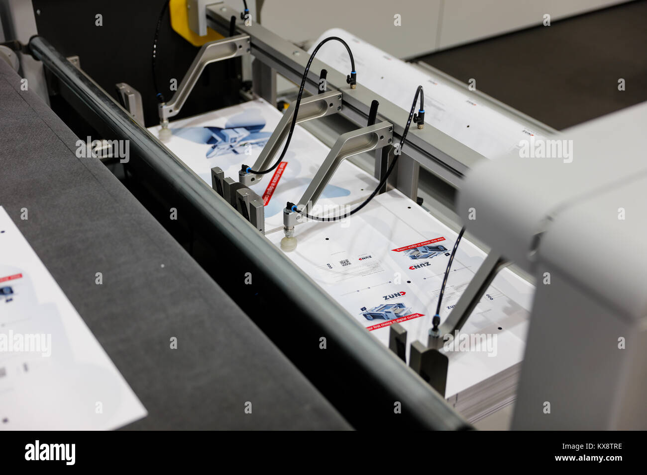 Vacuum Sort. Printing equipment at the exhibition Drupa print media