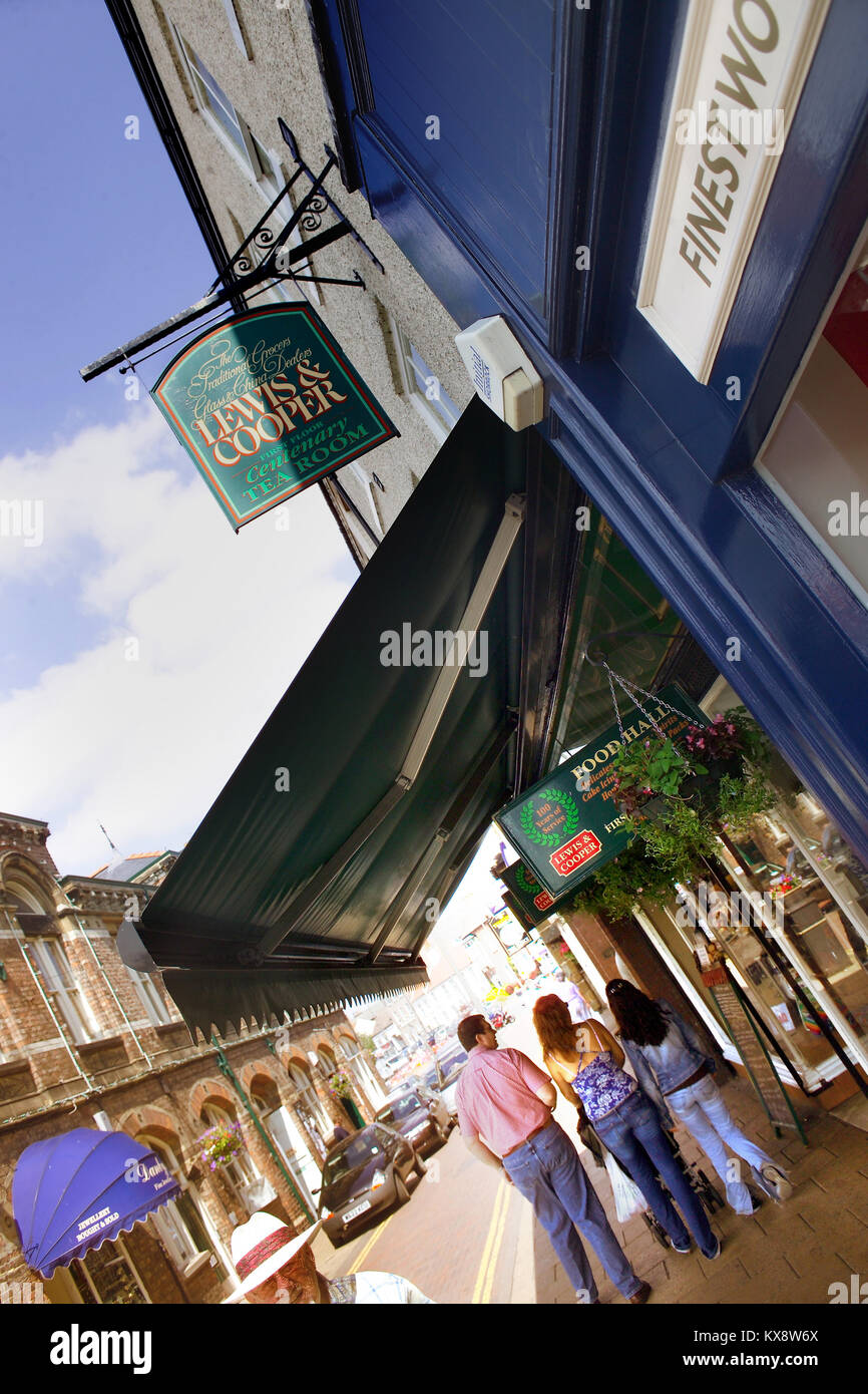High Street and shops, Northallerton, North Yourkshire Stock Photo Alamy
