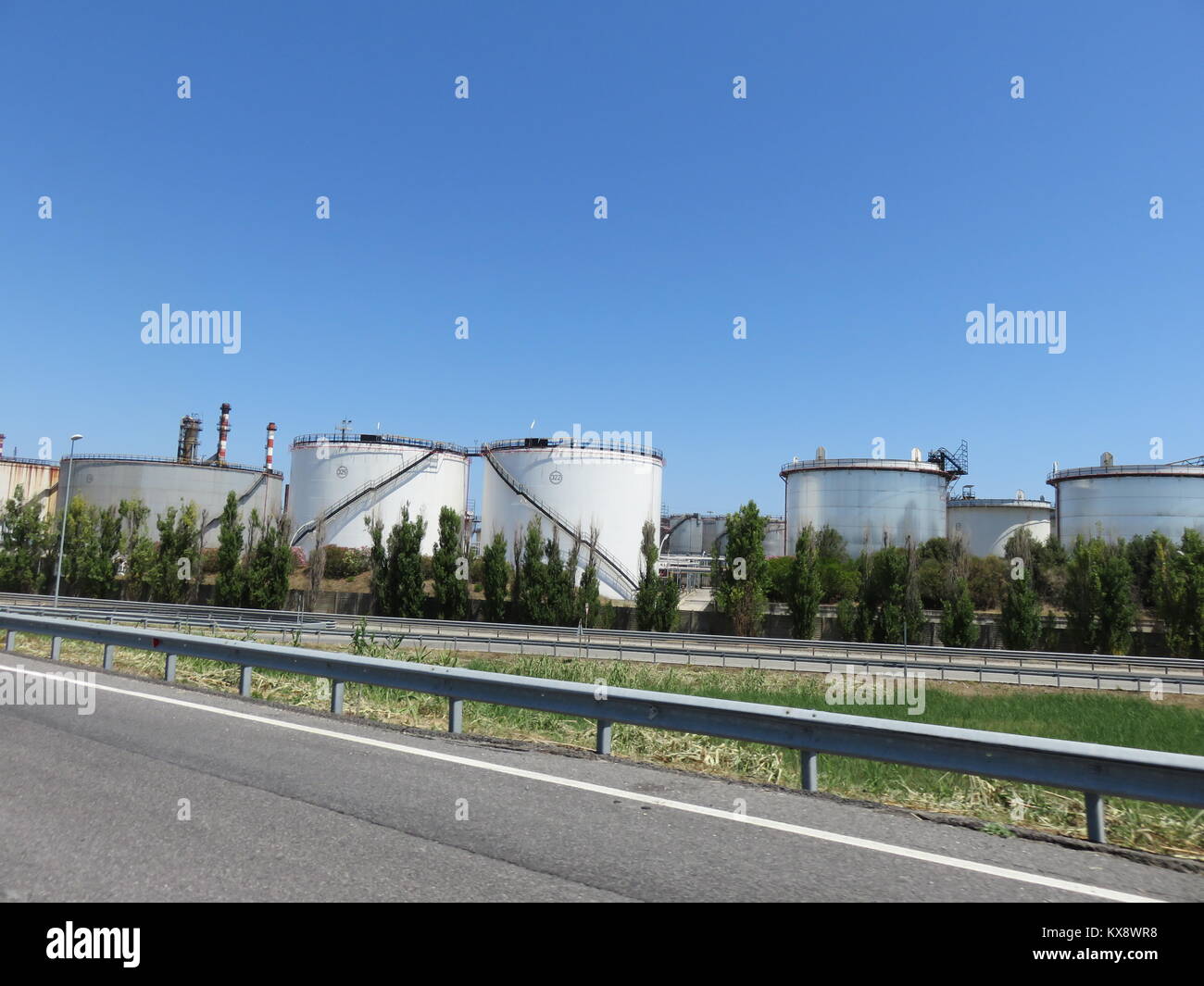 Silos di contenimento Stock Photo