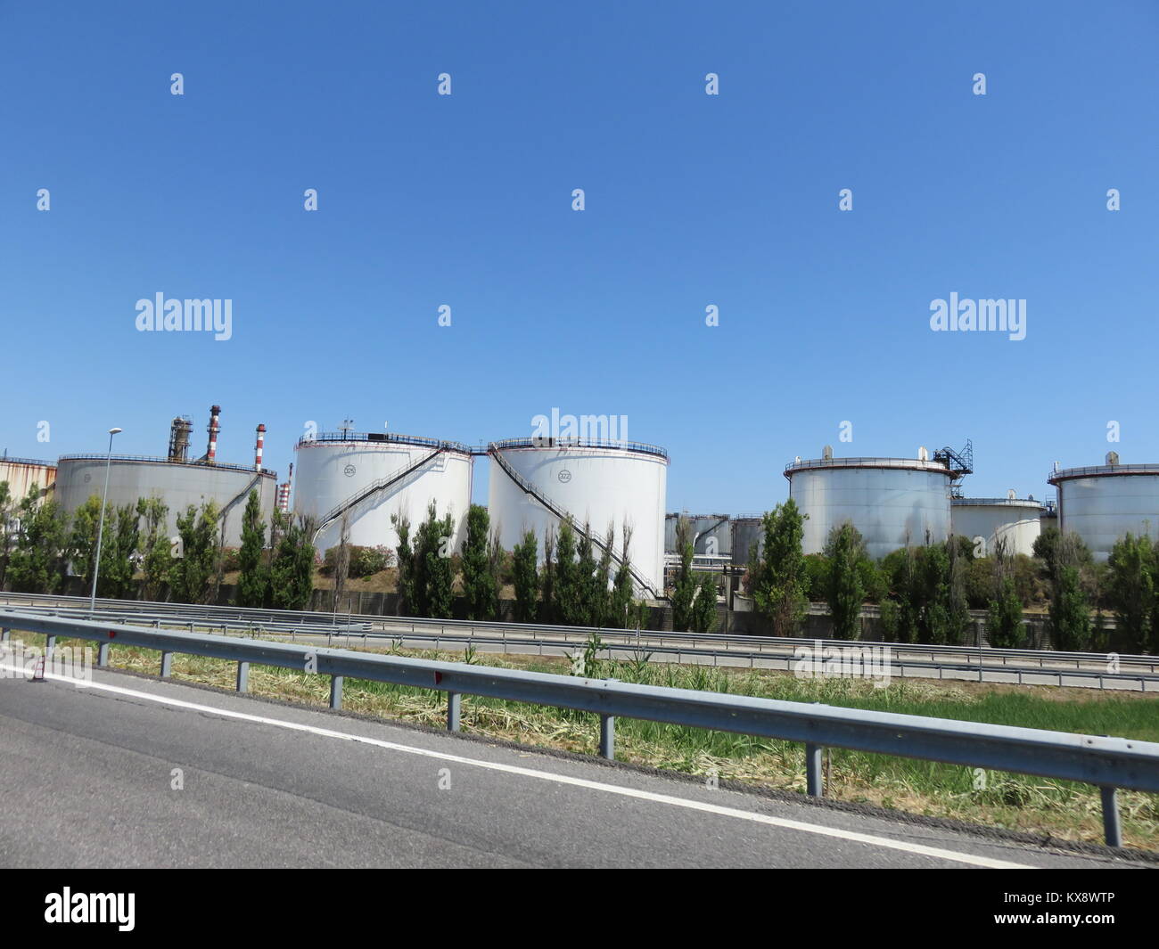 Silos di contenimento Stock Photo