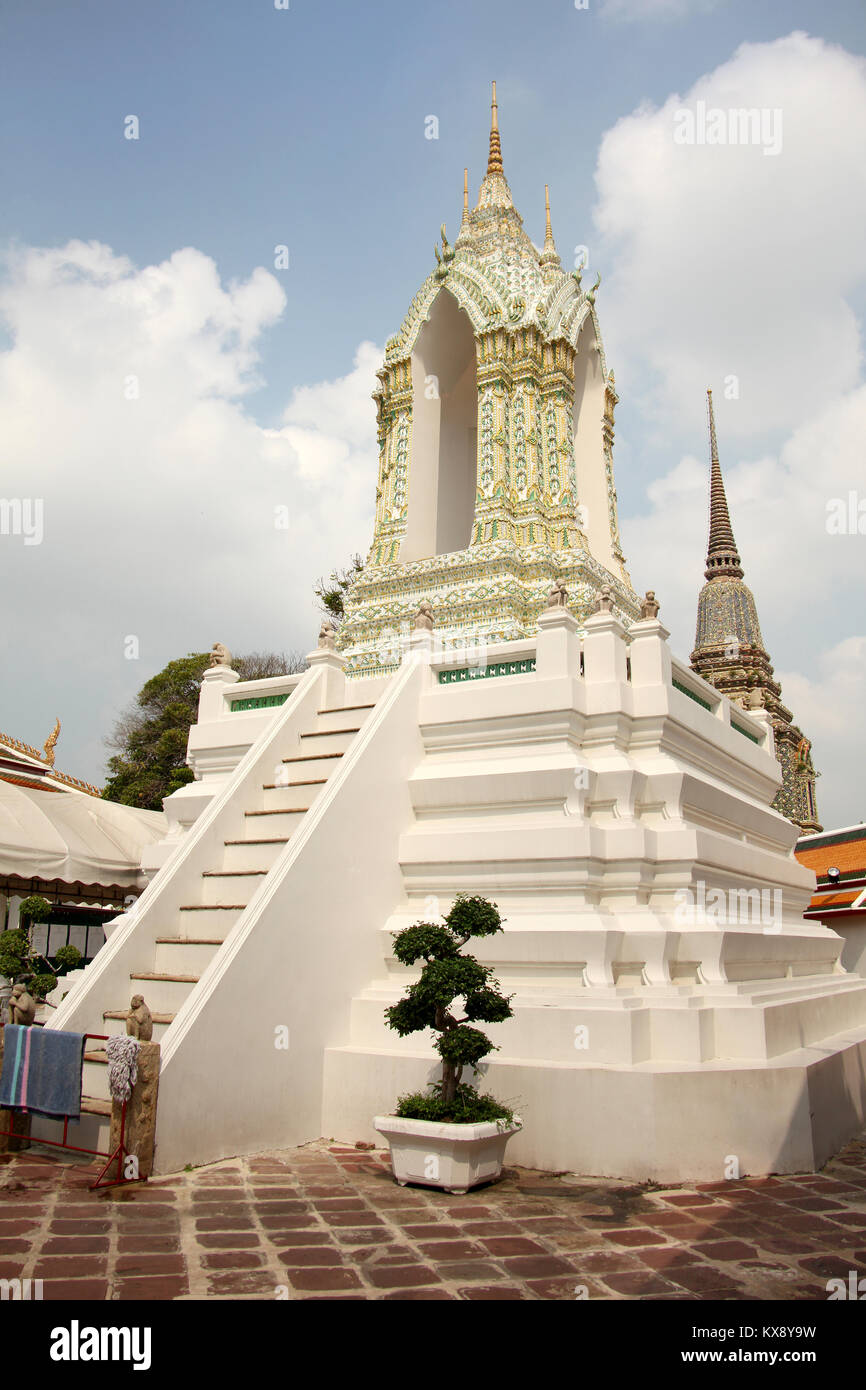 Wat Pho, or Wat Po, the Buddhist temple in the Phra Nakhon District, Bangkok, Thailand. Stock Photo