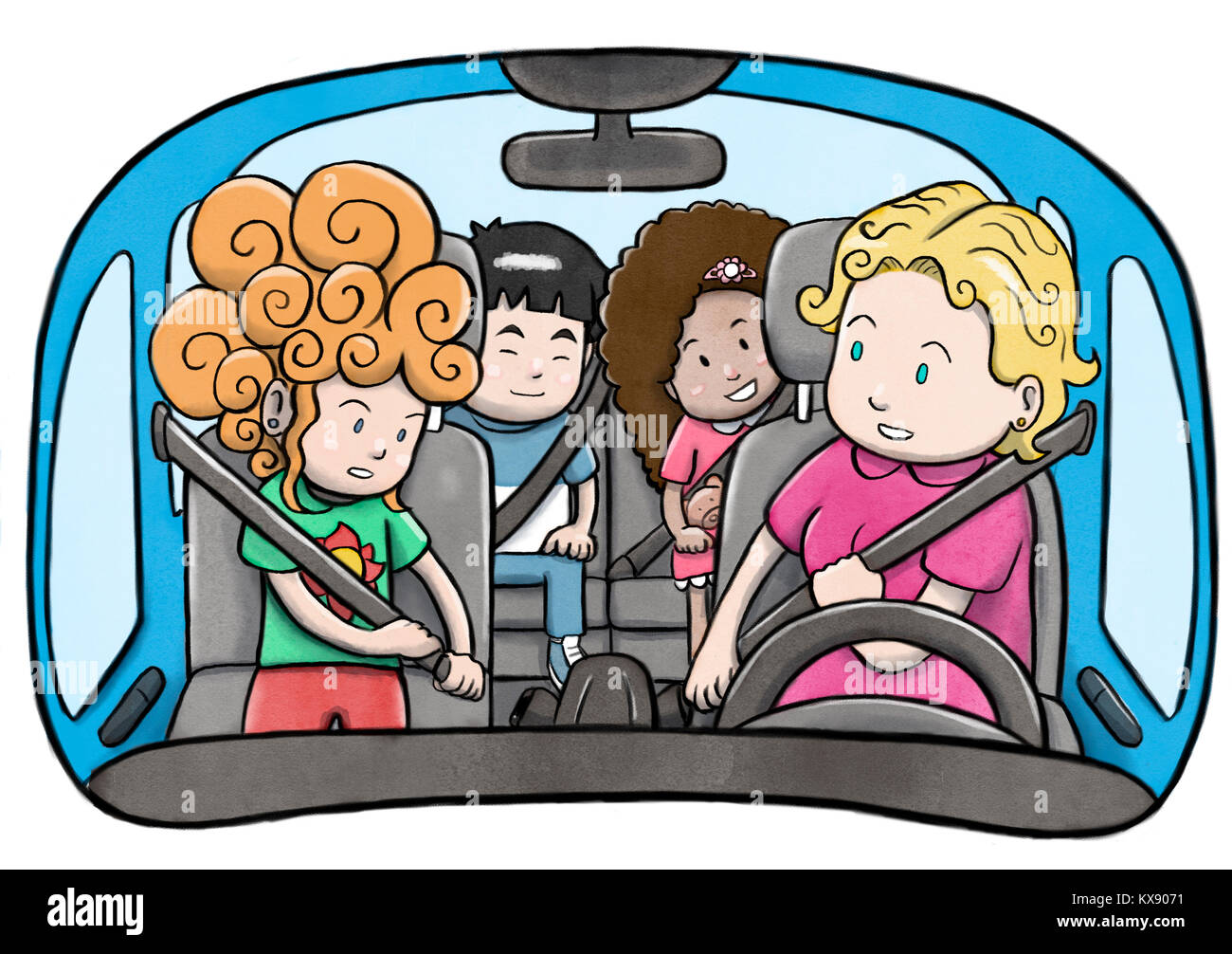 Seat Belts Safety Clipart