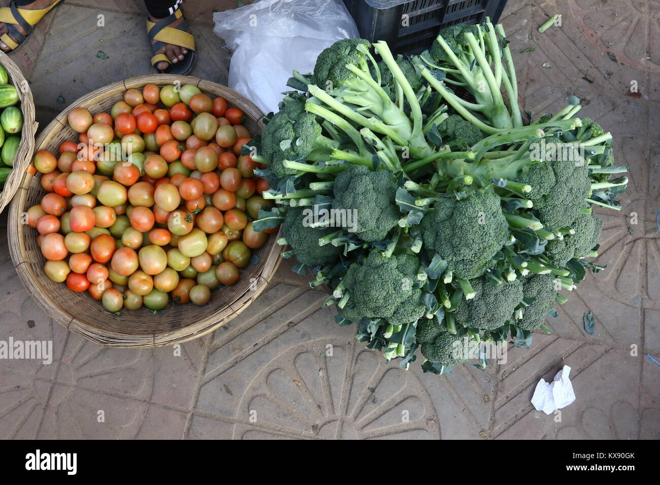 Winter vegetables , broccoli Stock Photo Alamy