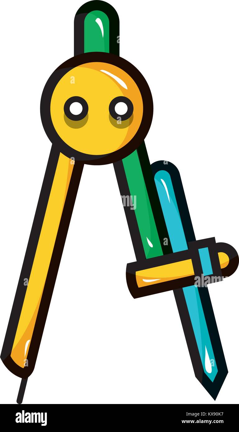 compass school object education design Stock Vector Image & Art Alamy