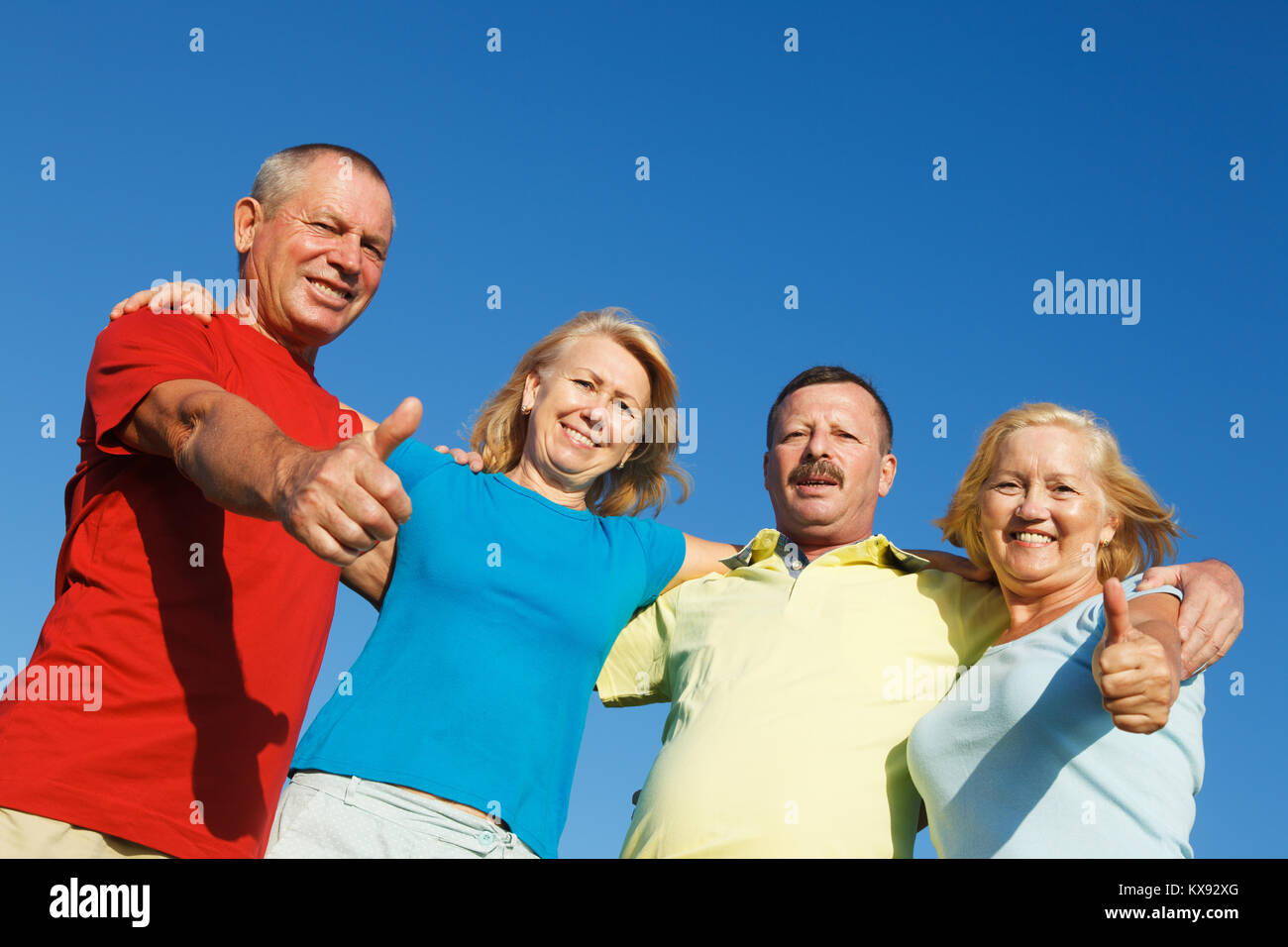 Elderly people laughing hi-res stock photography and images - Alamy