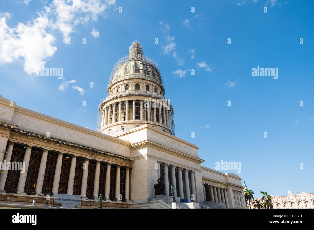 Edificios de la ciudad de La Habana Stock Photo