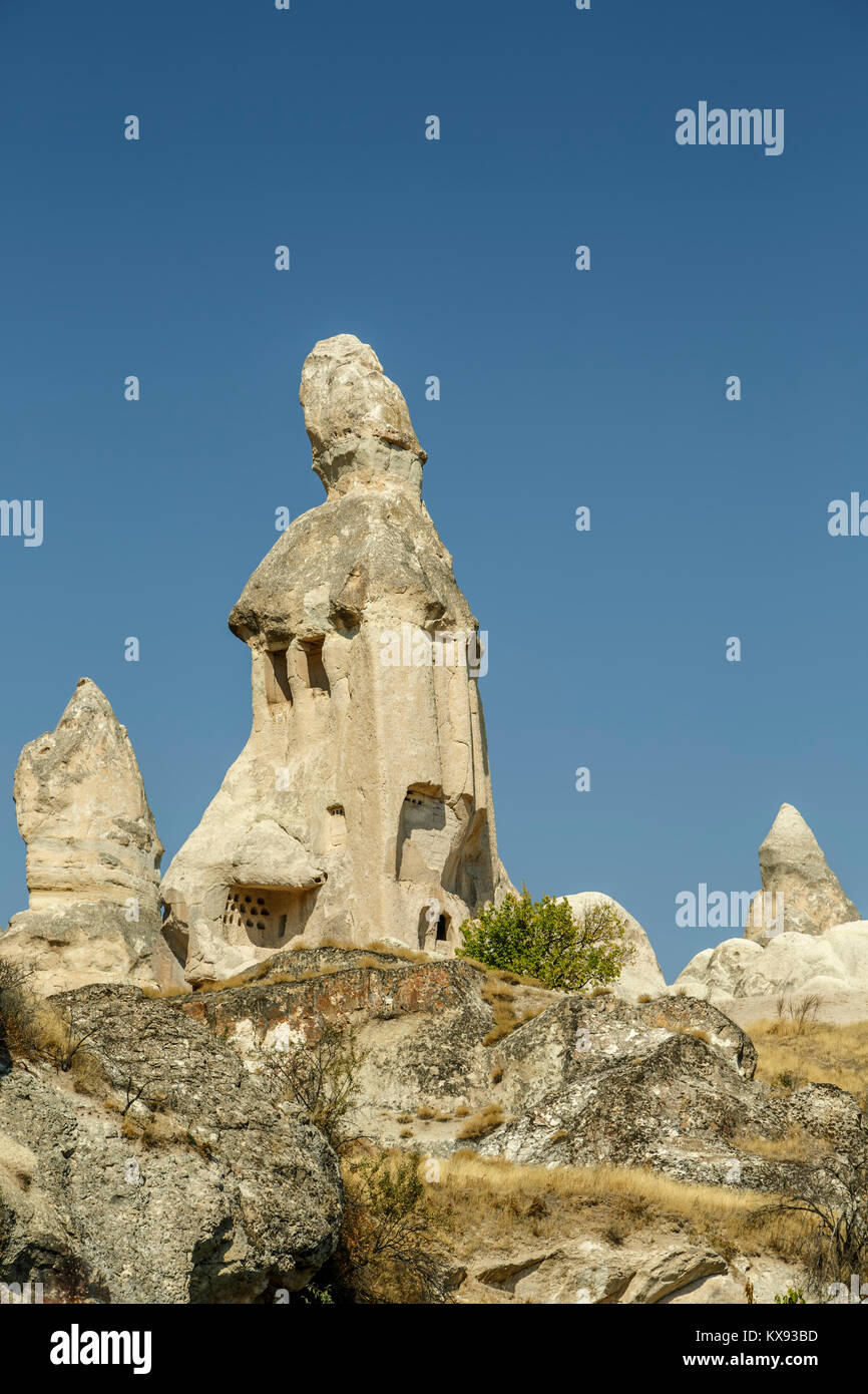 Inside rock house uchisar cappadocia hires stock photography and