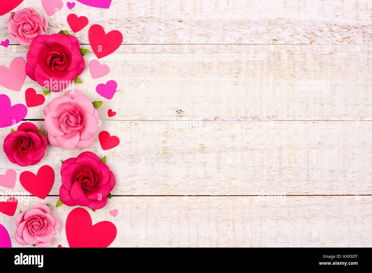 2019 year style- Roses pink and hearts 2019 year for lady- Roses pink and hearts
