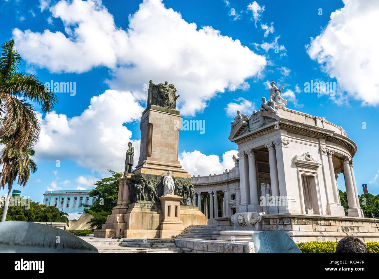 Historic monument building in la Havana Cuba Stock Photo