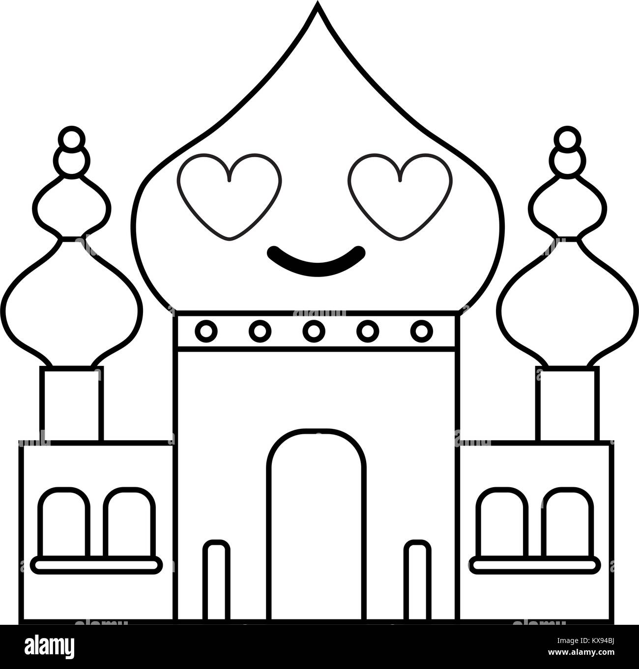 line taj mahal in love kawaii cartoon Stock Vector Image & Art - Alamy line taj mahal in love kawaii cartoon Stock Vector Image & Art - Alamy