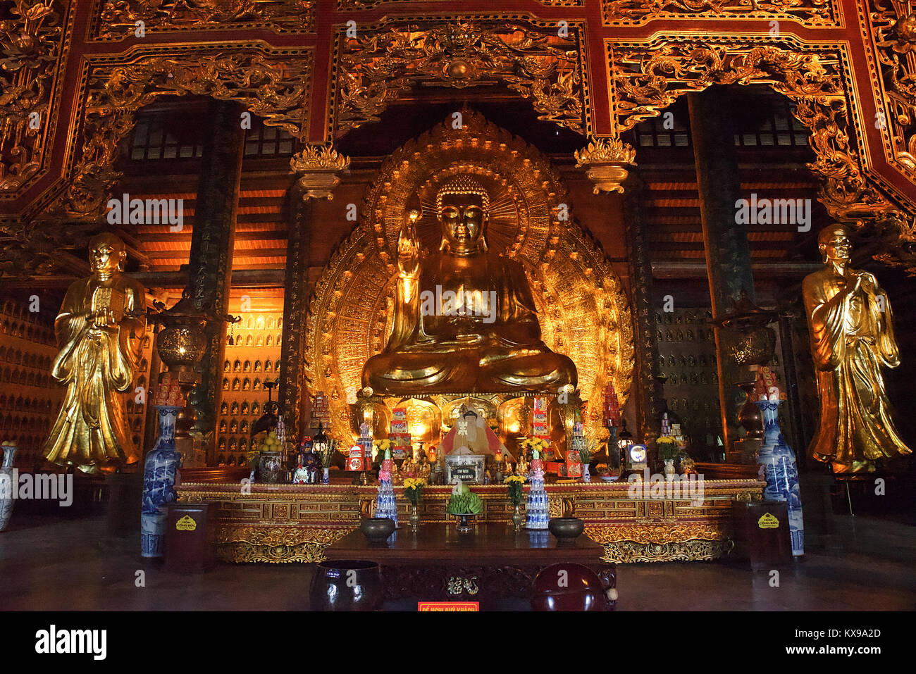 Bai Dinh Temple in Tam Coc, Vietnam. Stock Photo
