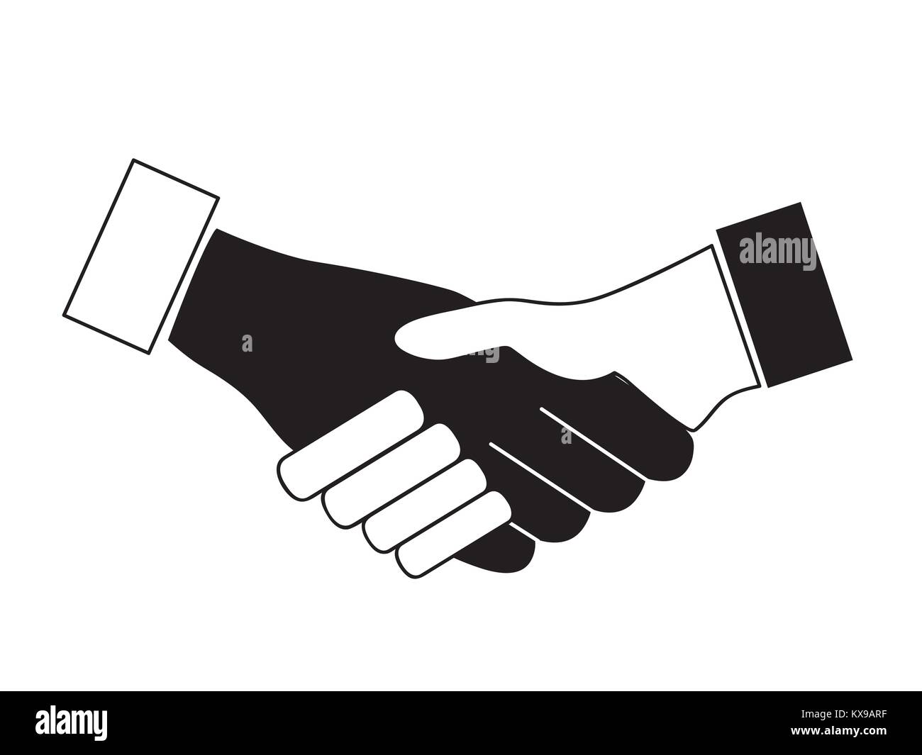 Handshake vector icon business concept Stock Vector Image & Art Alamy