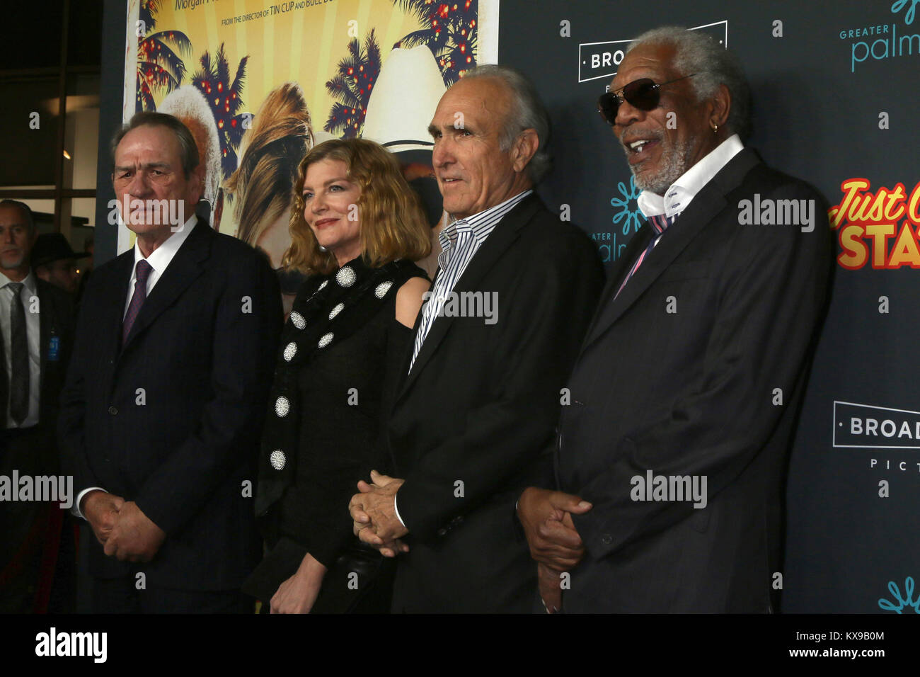 Premiere of 'Just Getting Started' at ArcLight Hollywood - Arrivals  Featuring: Tommy Lee Jones, Rene Russo, Ron Shelton, Morgan Free Where: Los Angeles, California, United States When: 07 Dec 2017 Credit: Nicky Nelson/WENN.com Stock Photo