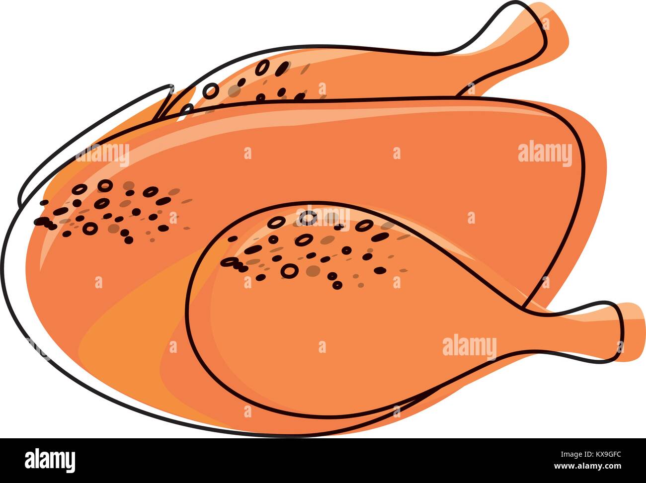 roast chicken design Stock Vector Image & Art - Alamy