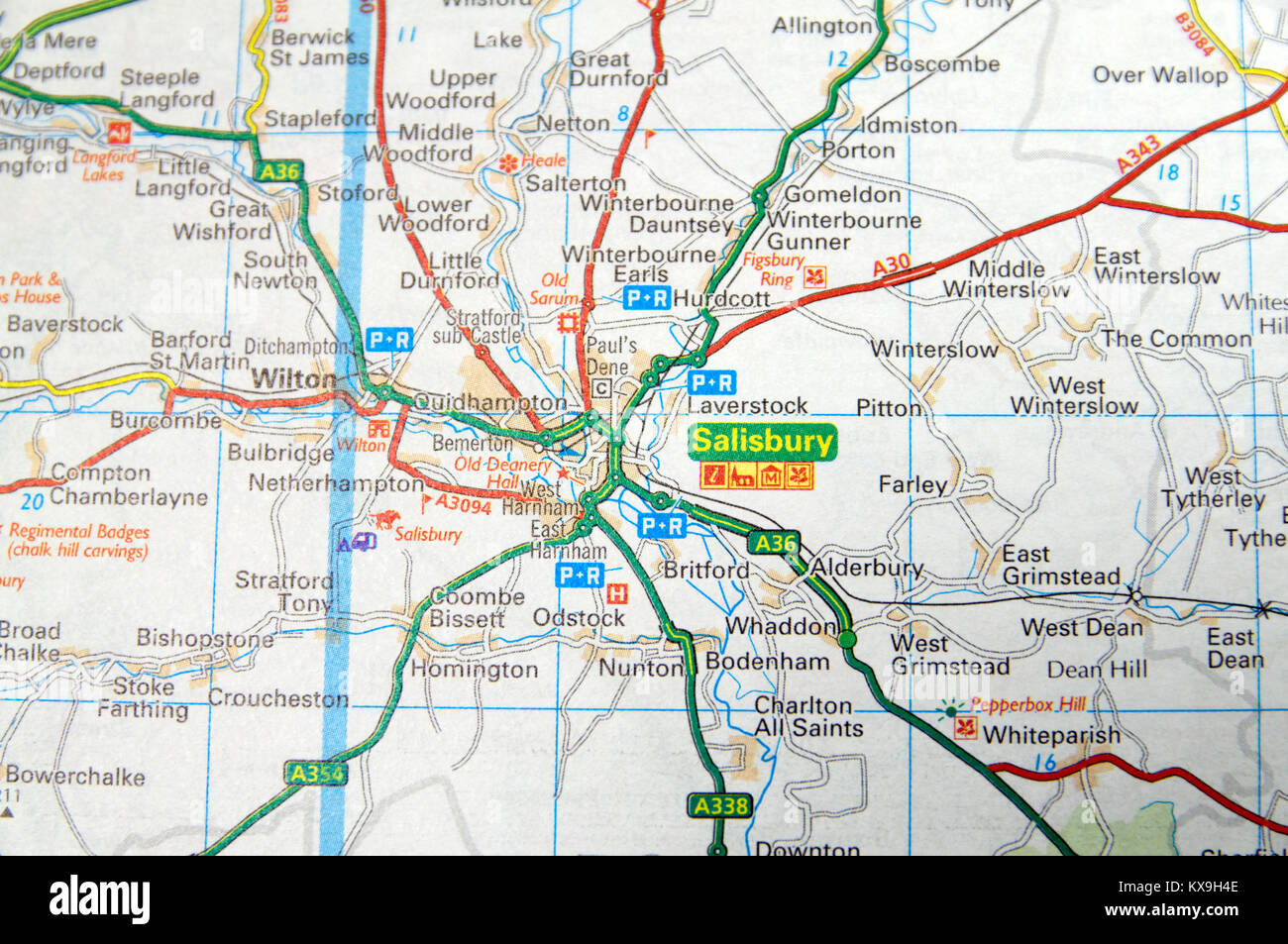 Salisbury Tourist Map