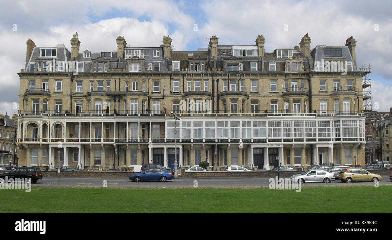 8–14 King's Gardens, Hove (NHLE Code 1187568) (August 2010) Stock Photo