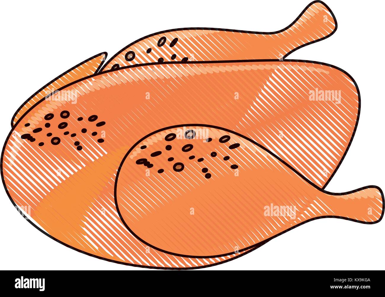 roast chicken design Stock Vector Image & Art - Alamy
