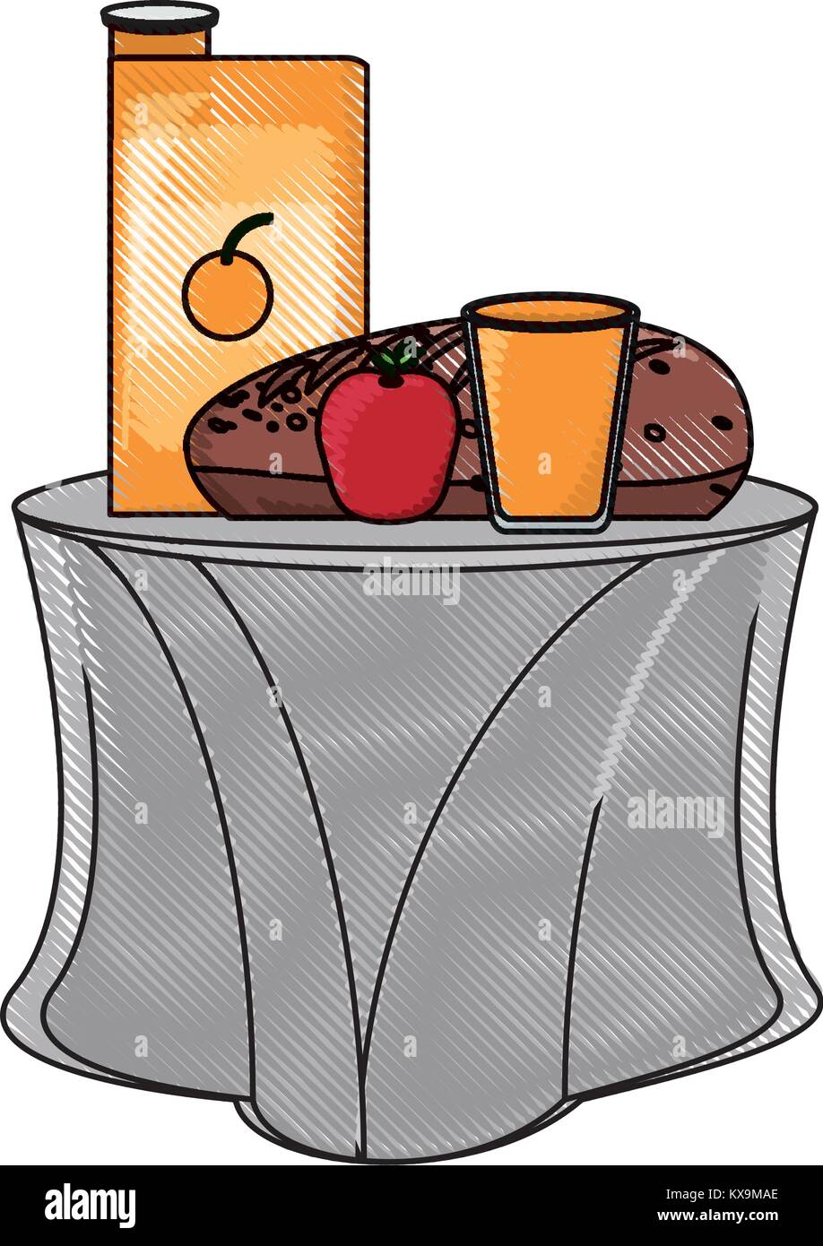 breakfast food design Stock Vector Image & Art - Alamy