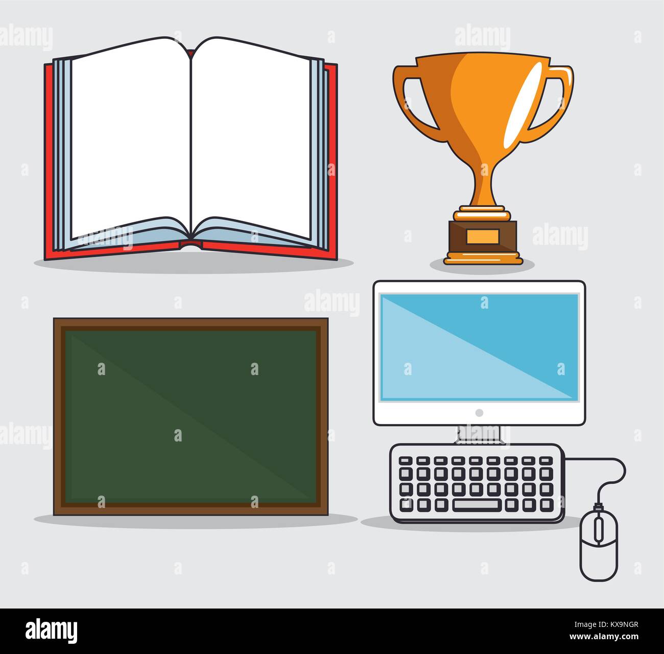 set of education online icons Stock Vector Image & Art - Alamy