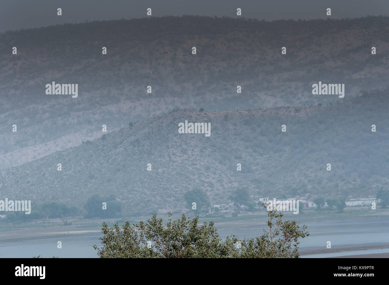 Mountain landscape background Stock Photo - Alamy