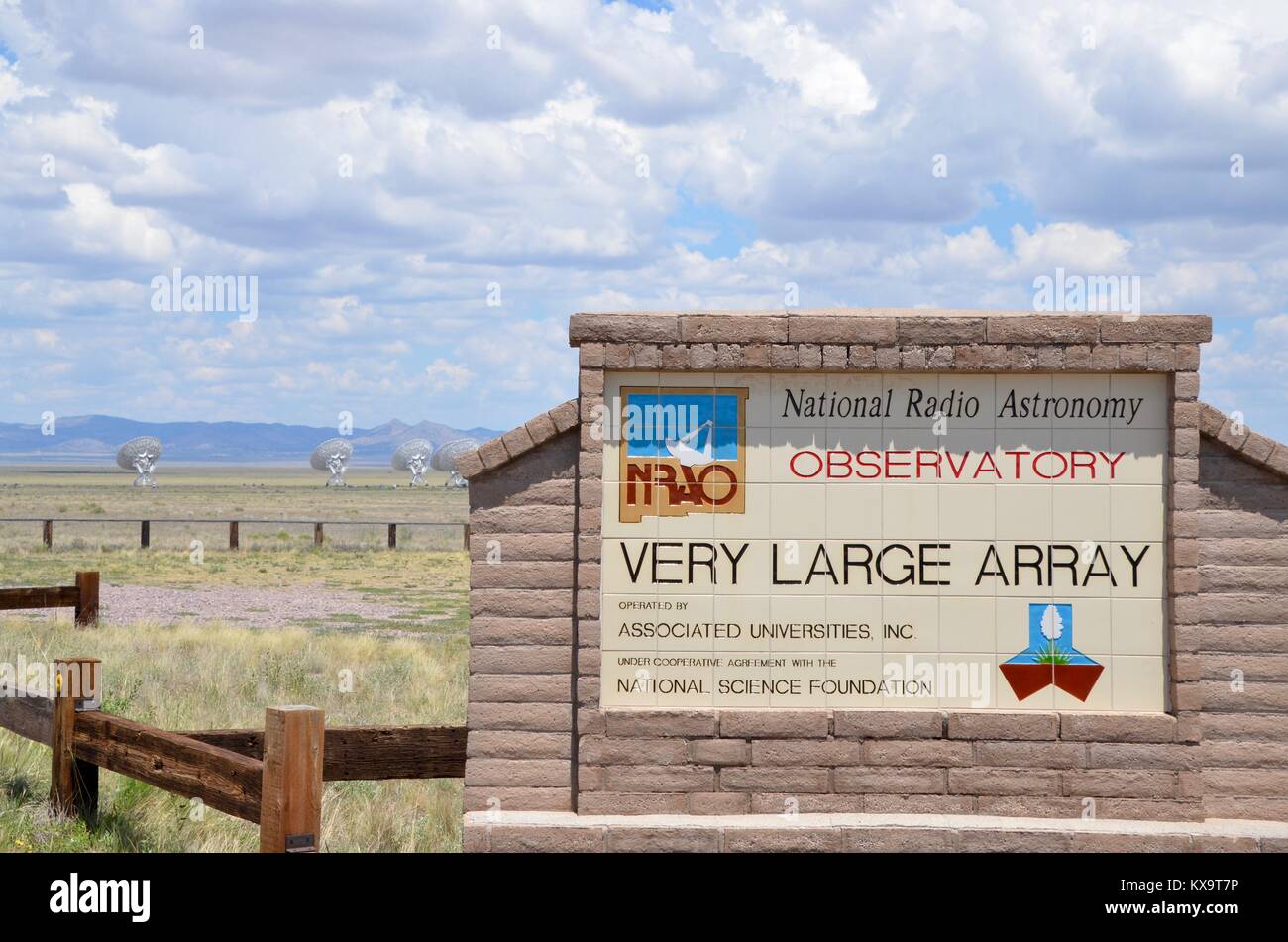 very large array national radio astronomy observatory new mexico USA Stock Photo