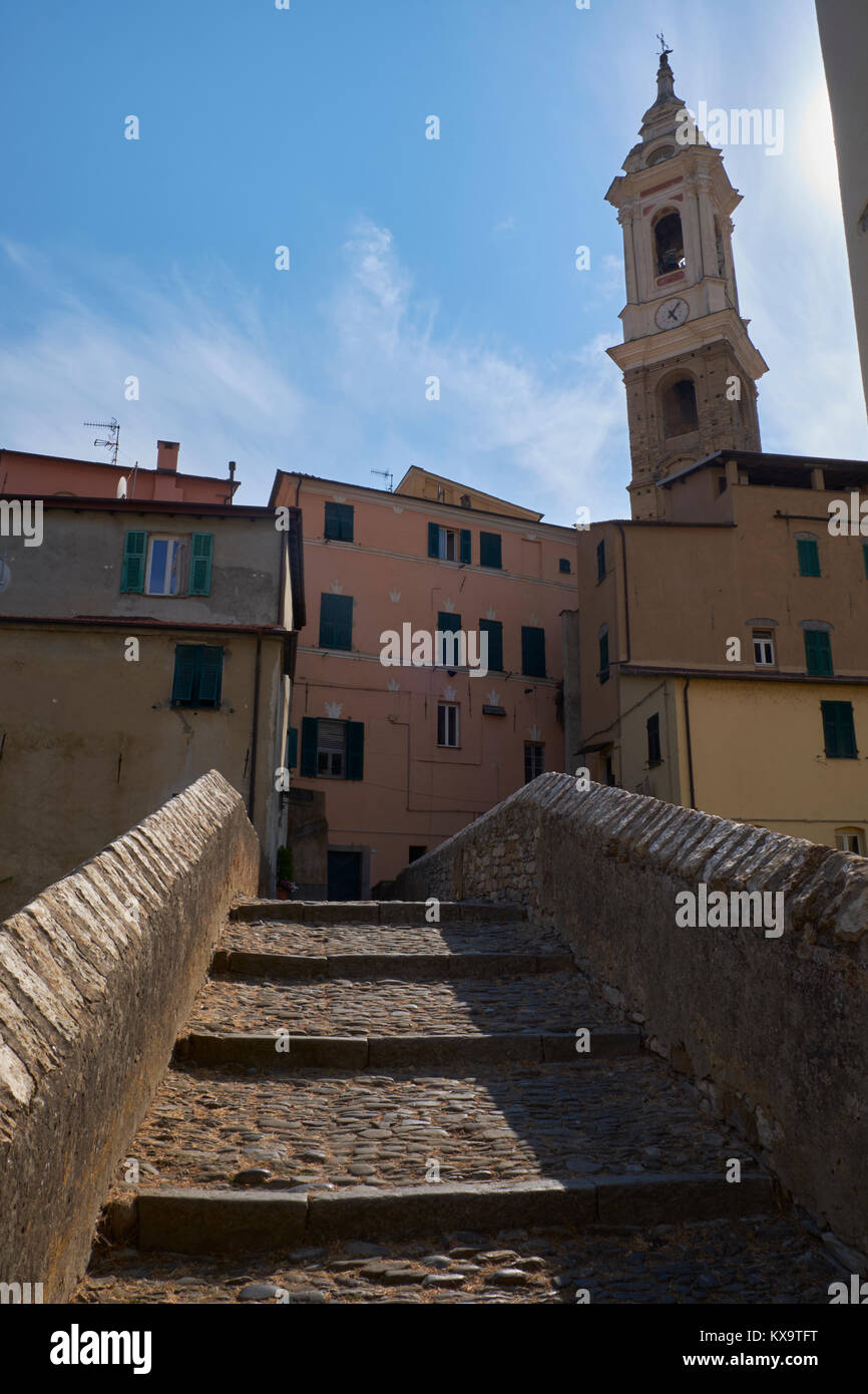 Dolcedo, Liguria, Italy, medical town, very picturesque Stock Photo