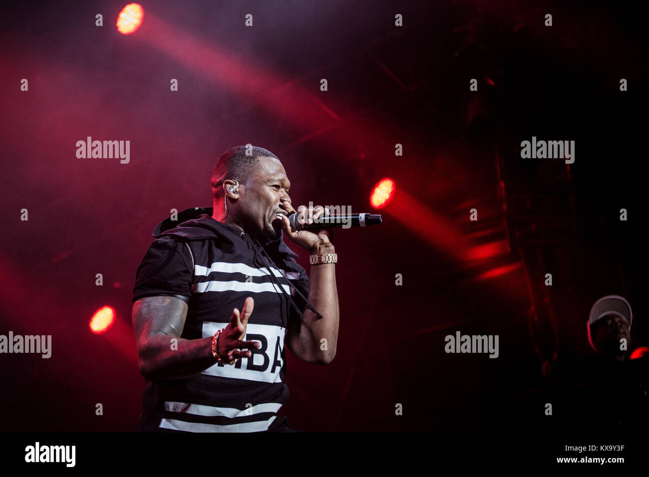 The American rapper, actor and entrepreneur 50 Cent performs a live ...