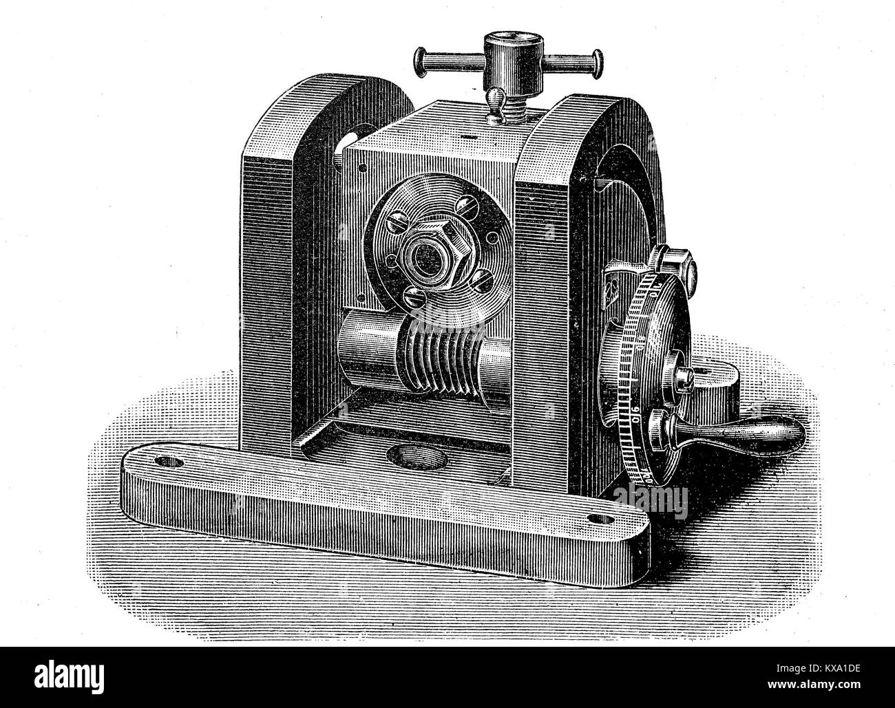 Illustration of a universal milling head from the former Aug. Hamann