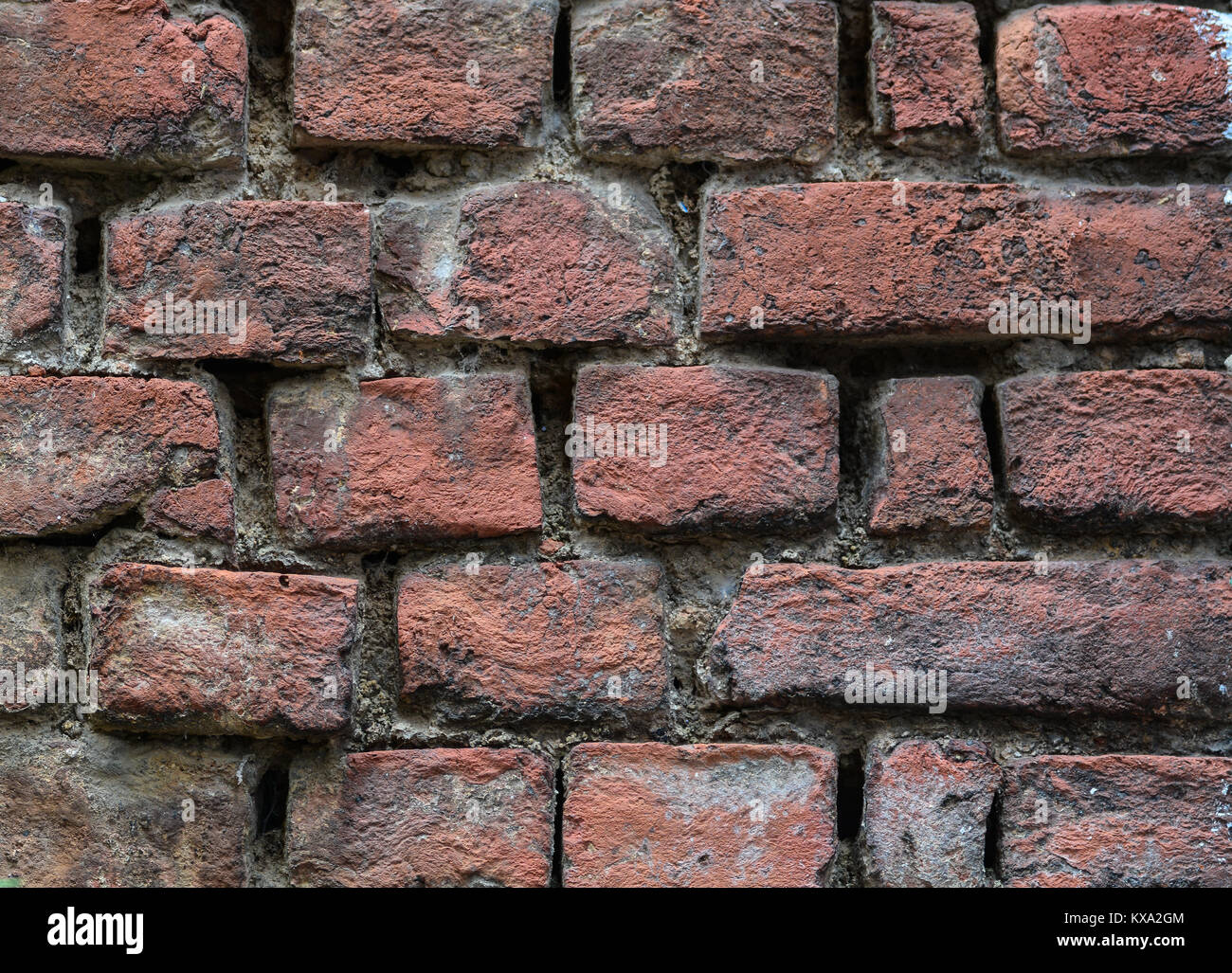 A brick wall of old house in Varanasi, India Stock Photo Alamy