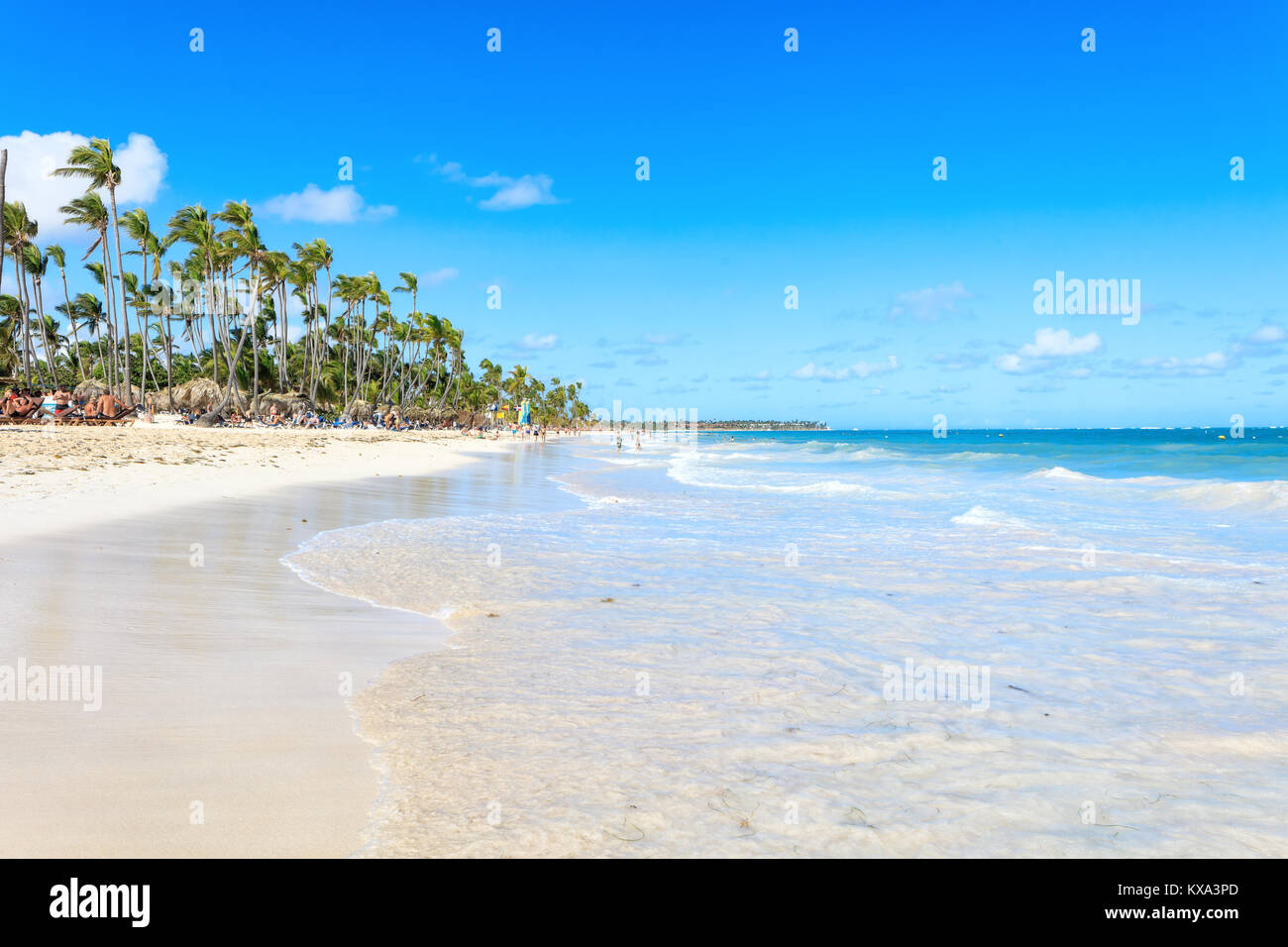 Vacation in Dominican Republic Stock Photo