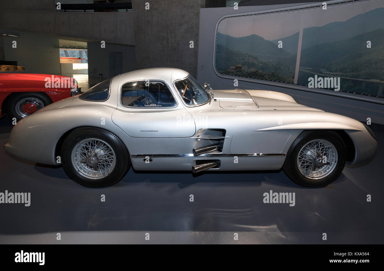 The Legendary Mercedes SL Gullwing from the Mercedes Museum Collection Stock Photo