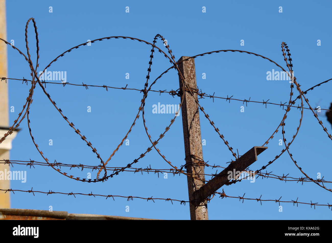 Razor Wire Circle Stock Photos & Razor Wire Circle Stock Images - Alamy