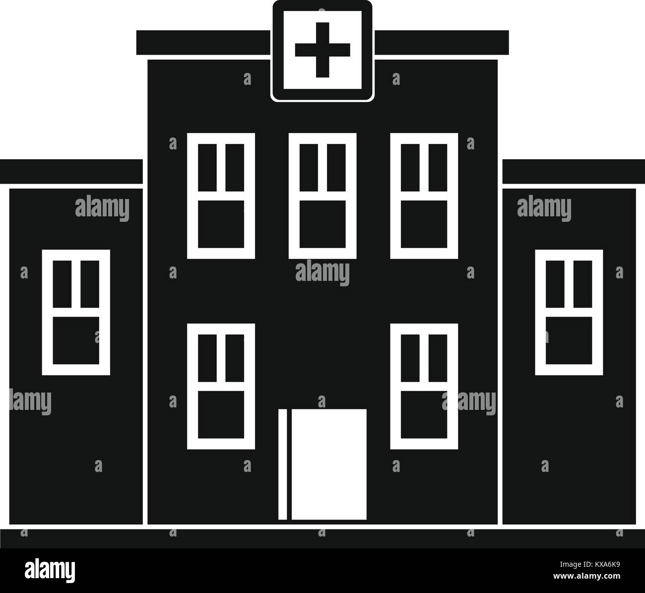 City hospital building icon, simple style Stock Vector Image & Art - Alamy