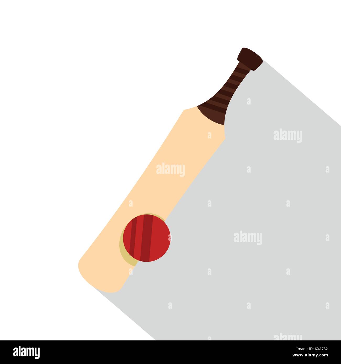 Baseball icon, flat style Stock Vector Image & Art - Alamy