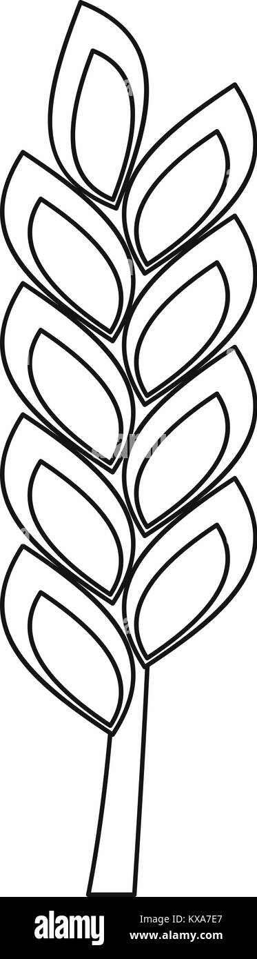 One spike icon, outline style Stock Vector Image & Art - Alamy