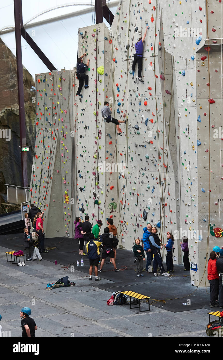 Edinburgh international climbing arena ratho hires stock photography