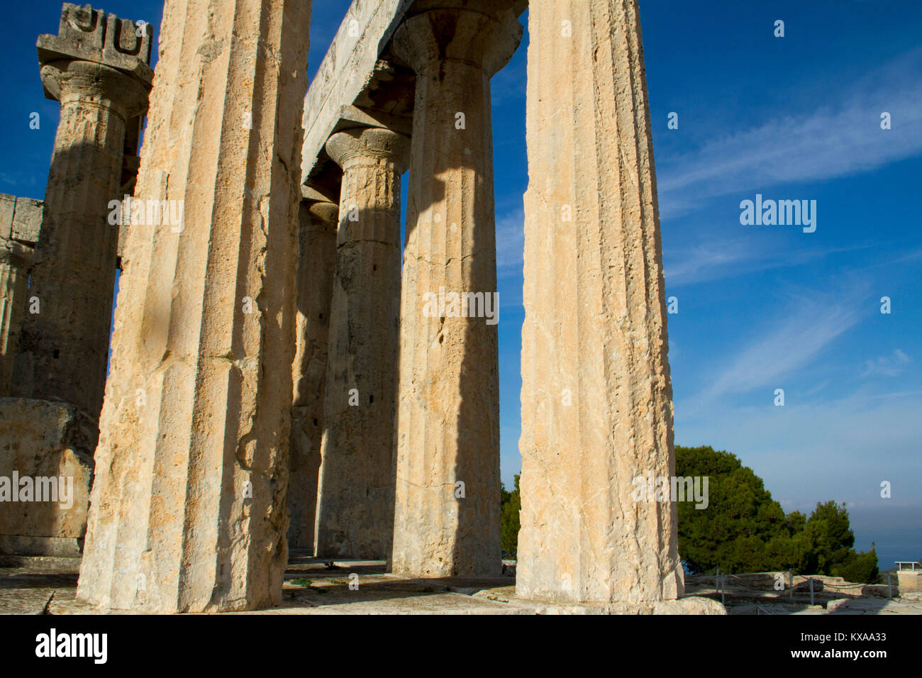 Greek Temple Stock Photo