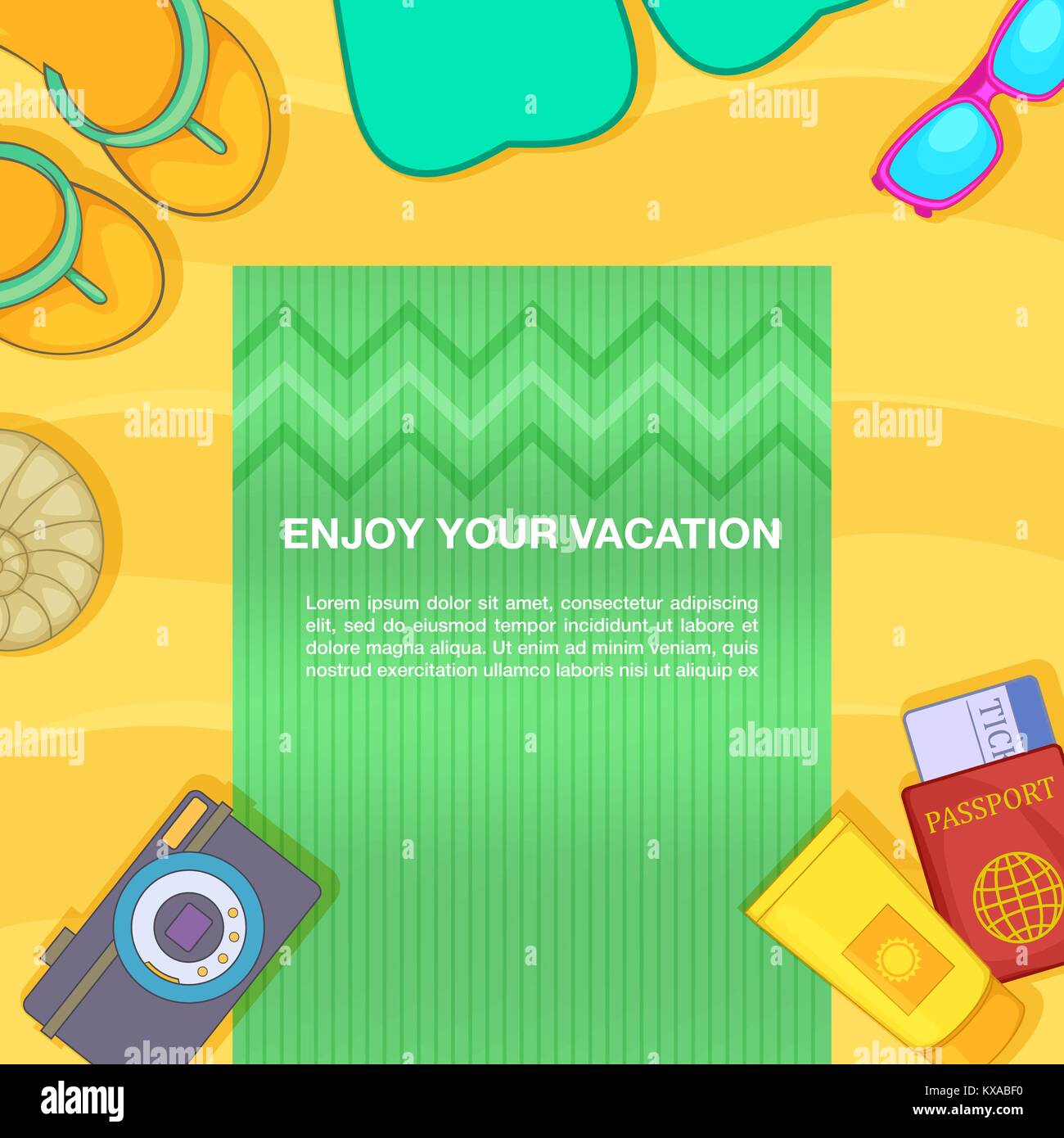 Cartoon wallet money travel vector Stock Vector Images - Alamy