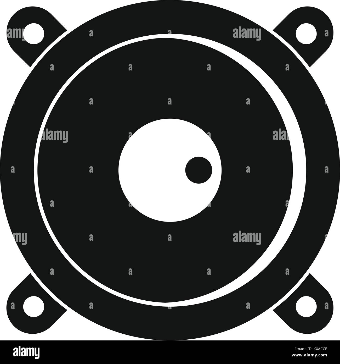 Audio speaker icon, simple style Stock Vector Image & Art - Alamy
