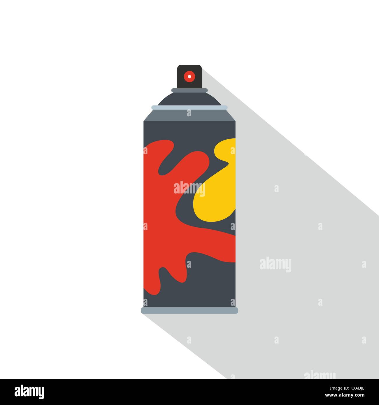 Colored spray icon, flat style Stock Vector Image & Art - Alamy