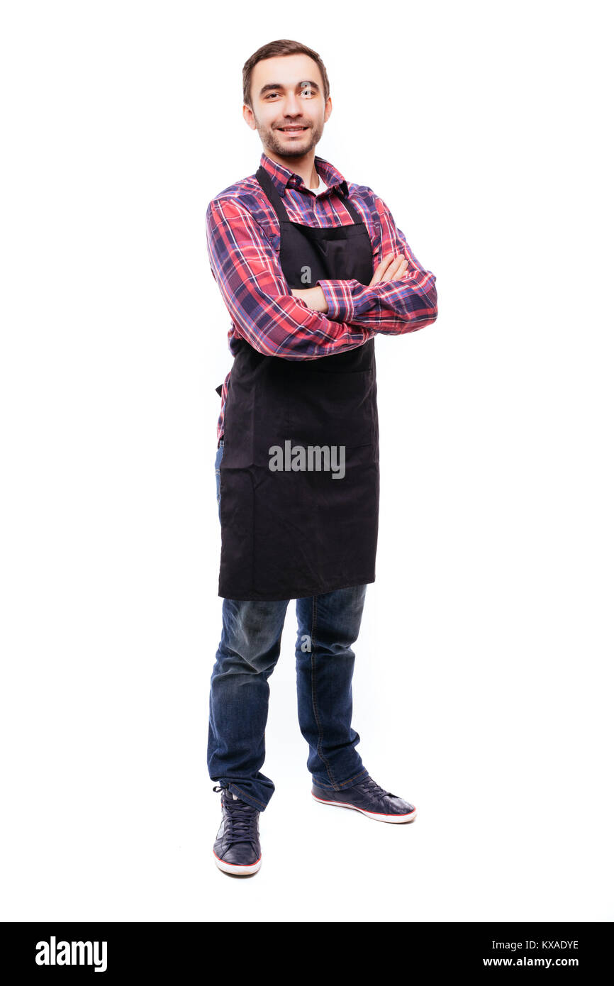 Wearing black apron hi-res stock photography and images - Alamy