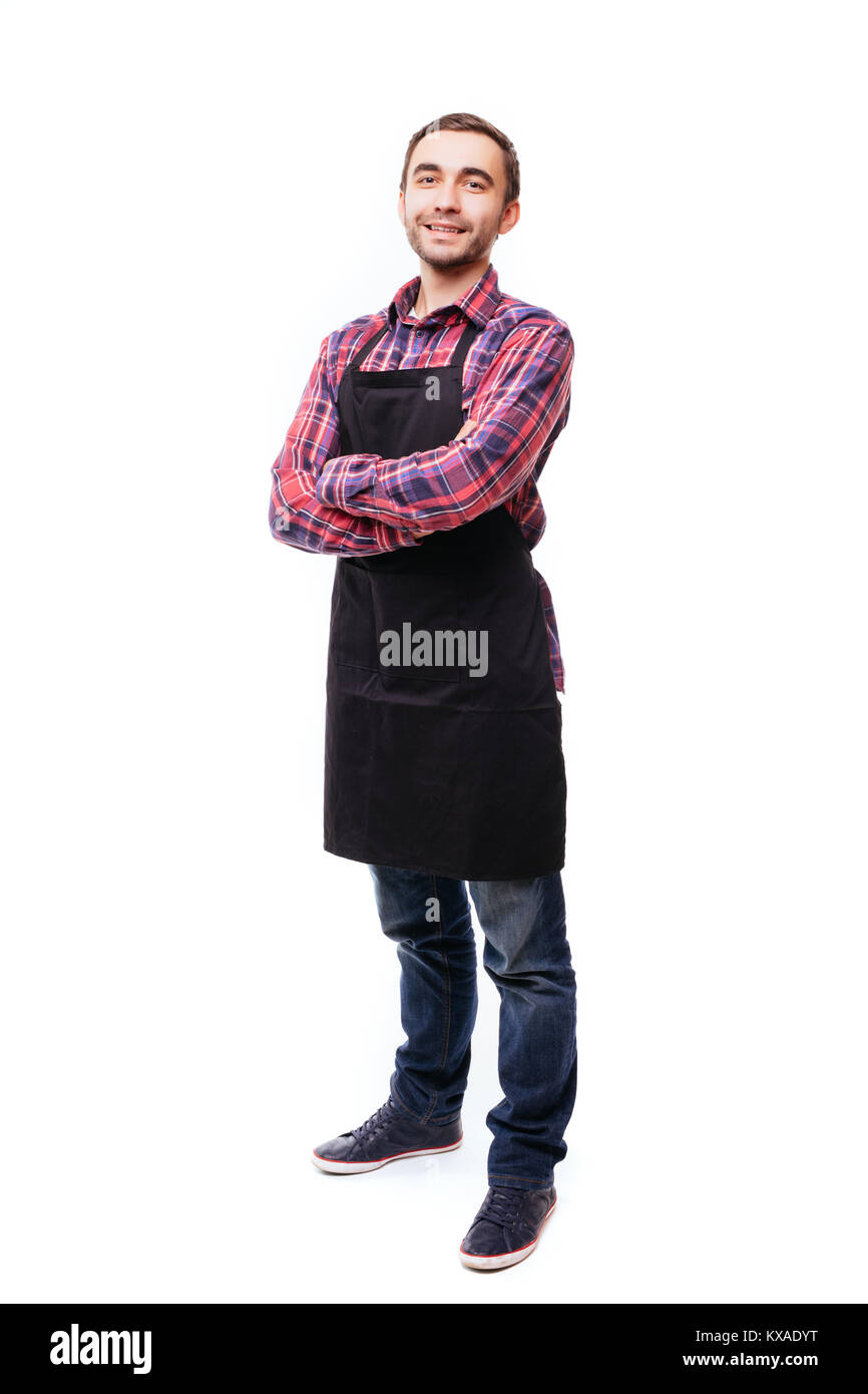 Wearing black apron hi-res stock photography and images - Alamy