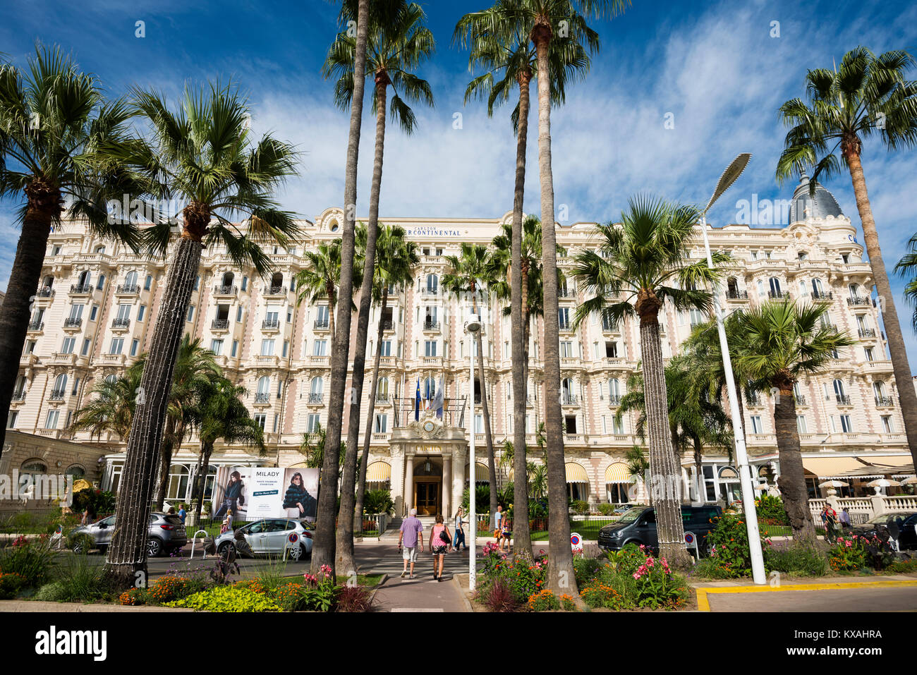 Hotel Carlton, Cannes, Côte d' Azur, Provence-Alpes-Côte d' Azur, South of France, France Stock Photo