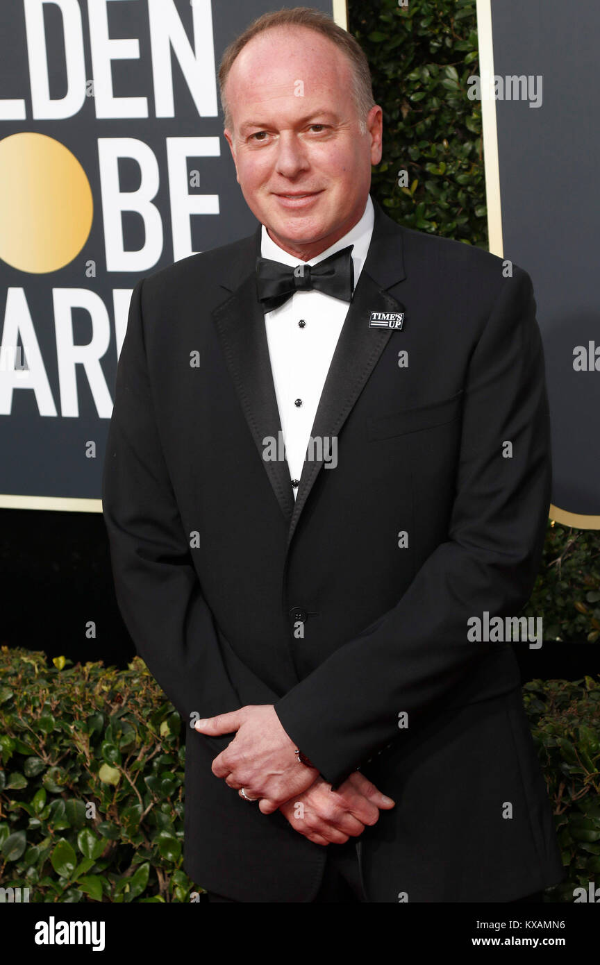 Beverly Hills, USA. 07th Jan, 2018. Tom McGrath attends the 75th Annual Golden Globe Awards held at the Beverly Hilton Hotel on January 7, 2018 in Beverly Hills, California. Credit: Geisler-Fotopress/Alamy Live News Stock Photo