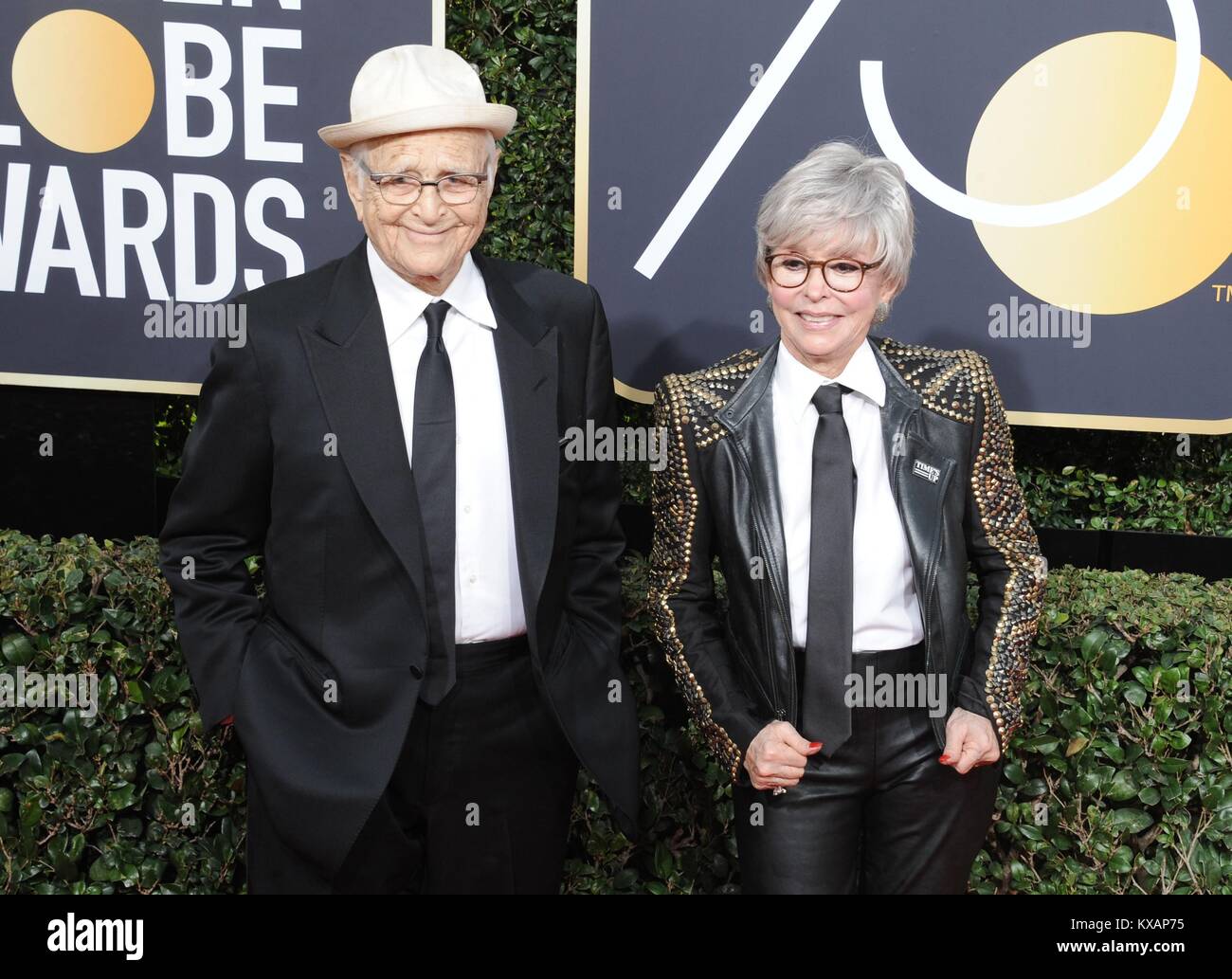 Beverly Hills, CA. 7th Jan, 2018. Norman Lear, Rita Moreno at arrivals