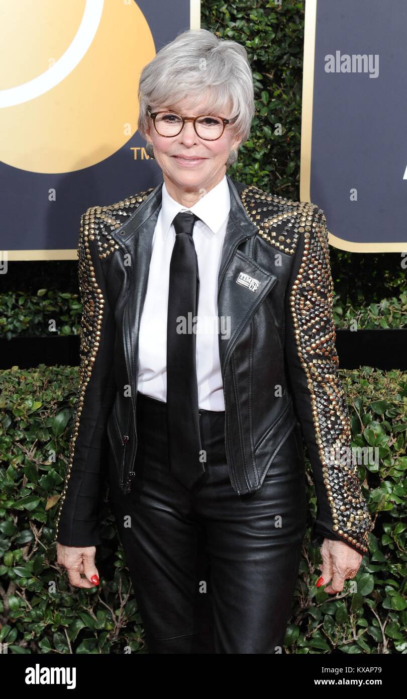 Beverly Hills, CA. 7th Jan, 2018. Norman Lear, Rita Moreno at arrivals