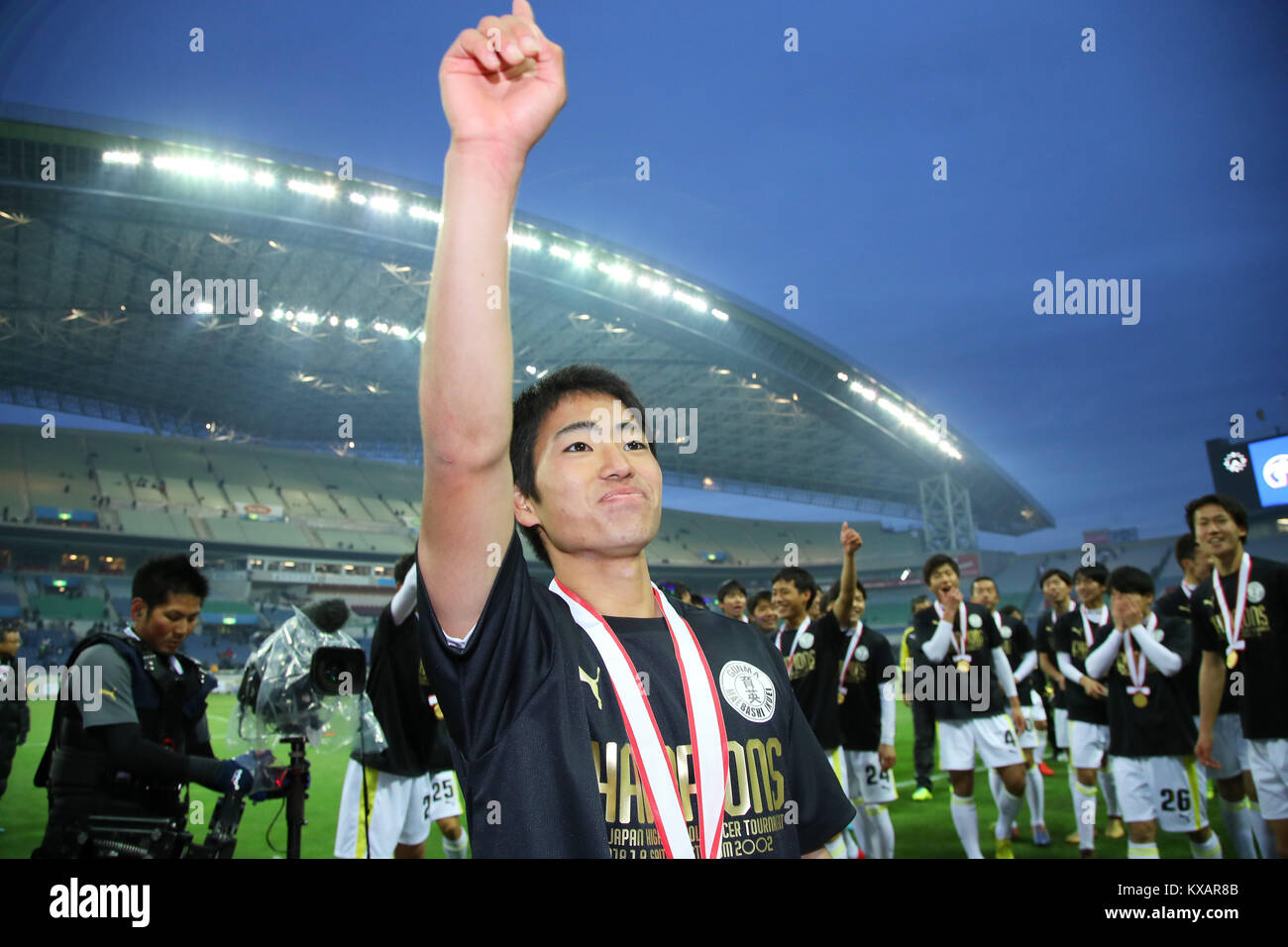 All japan high school soccer tournament hi-res stock