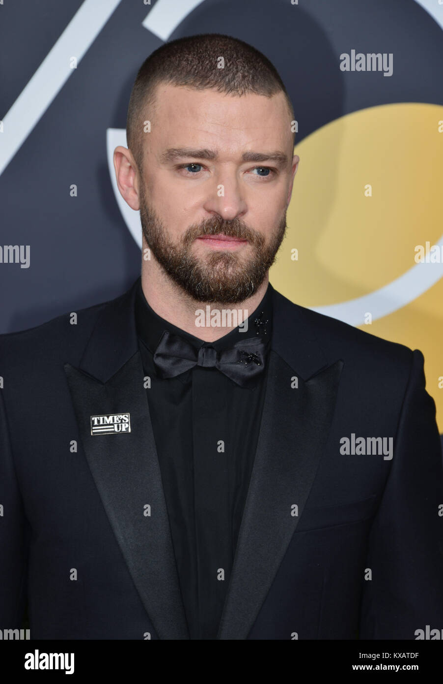 Justin Timberlake attends the 75th Annual Golden Globe Awards ceremony