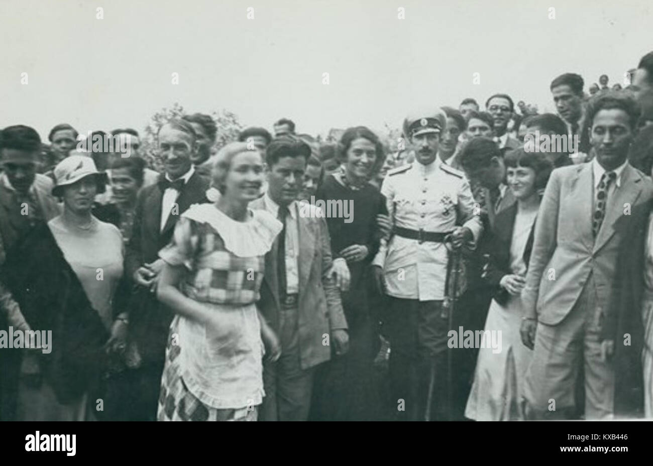 BASA-3K-7-493-7-Boris III of Bulgaria in Berkovitsa, 1934 Stock Photo